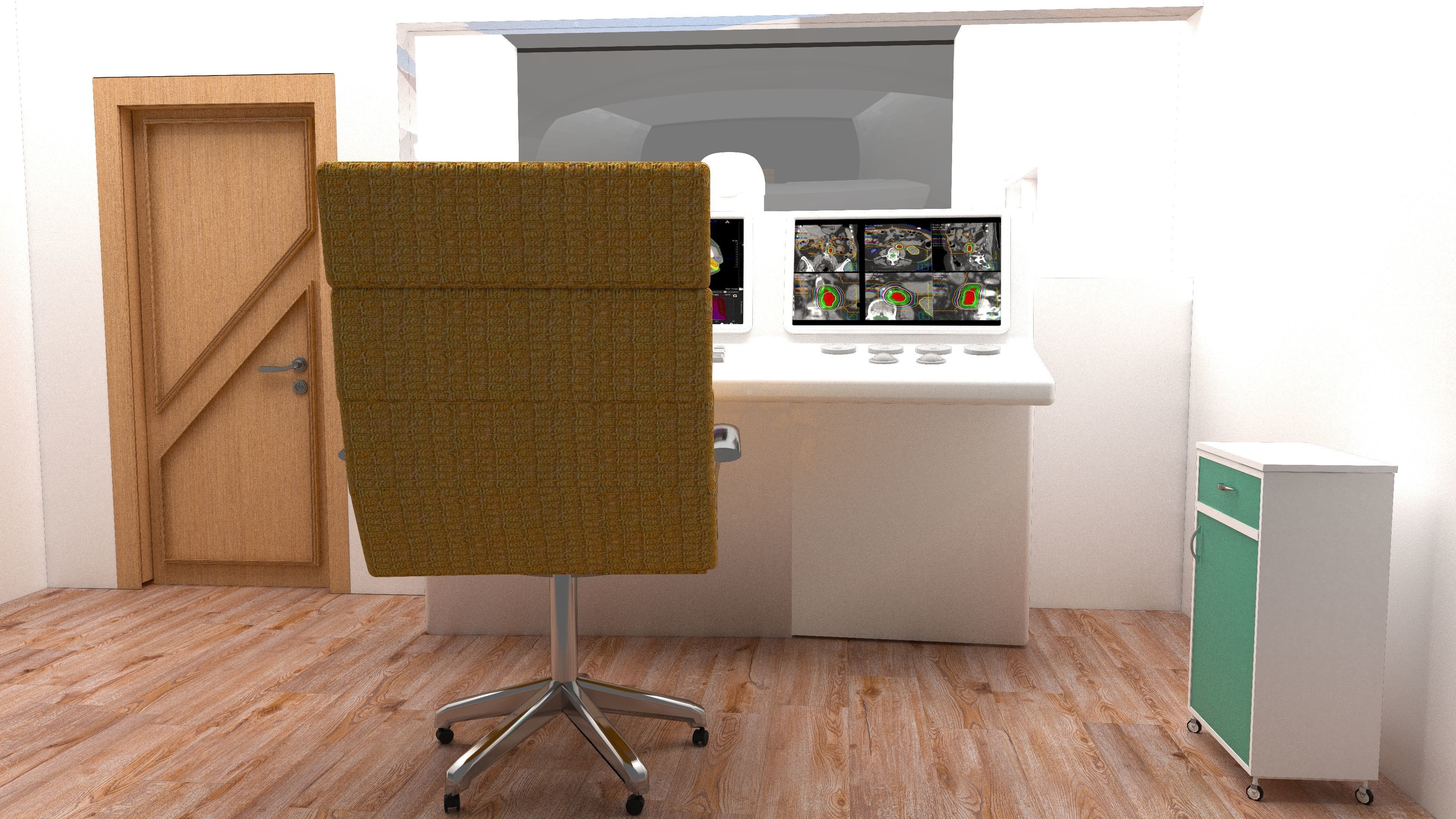 Radiotherapy Unit 4K 3D model_1