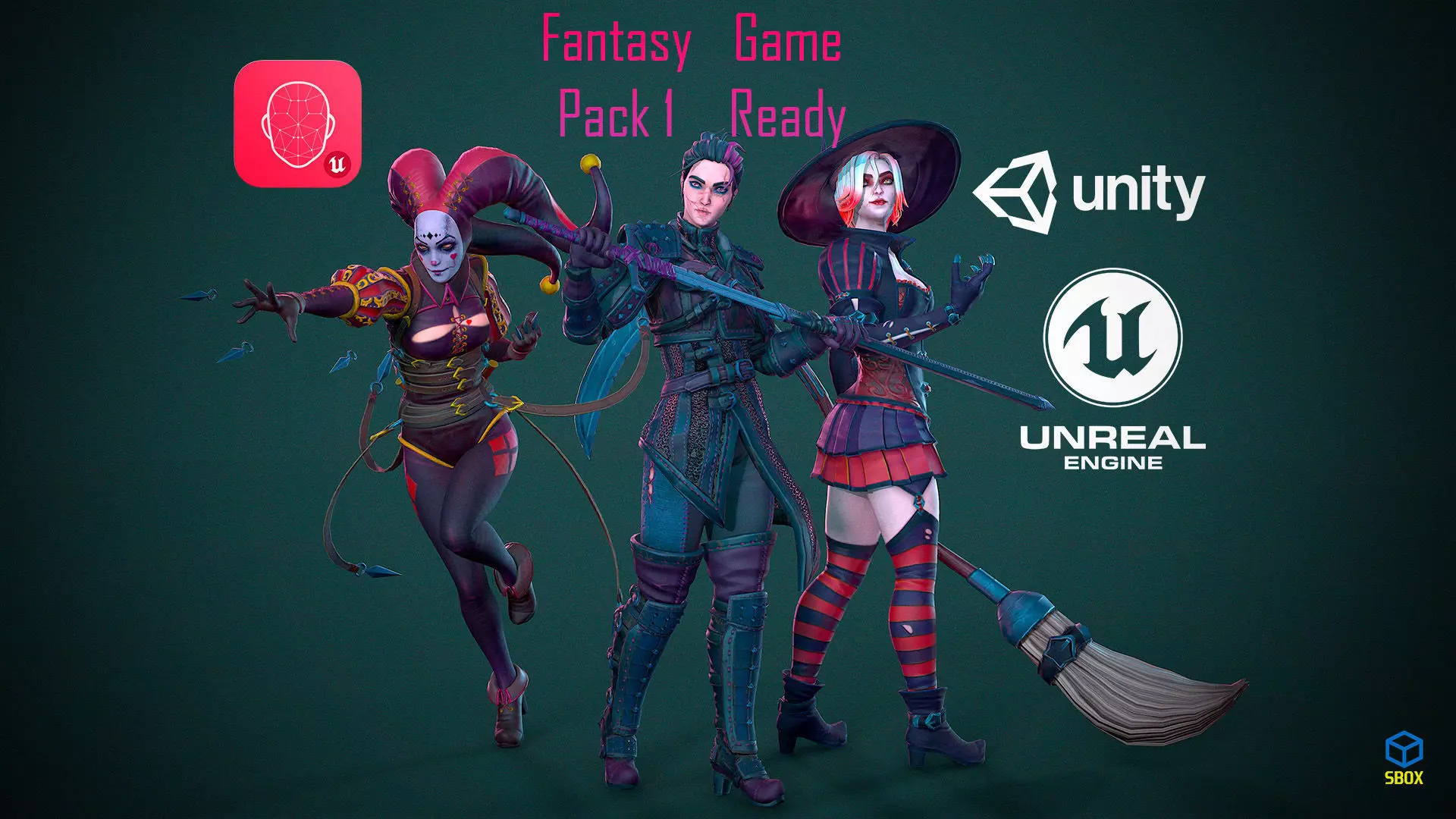 Fantasy Pack 1 Low-poly 3D model_0