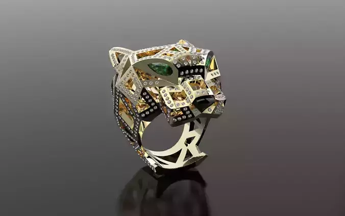  PANTHERE DE CARTIER Ring gem