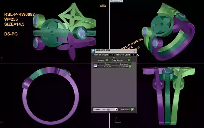 Popular Women Ring LV