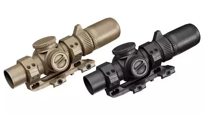 VORTEX 1X10 ELEANOR OPTIC Low-poly 3D model
