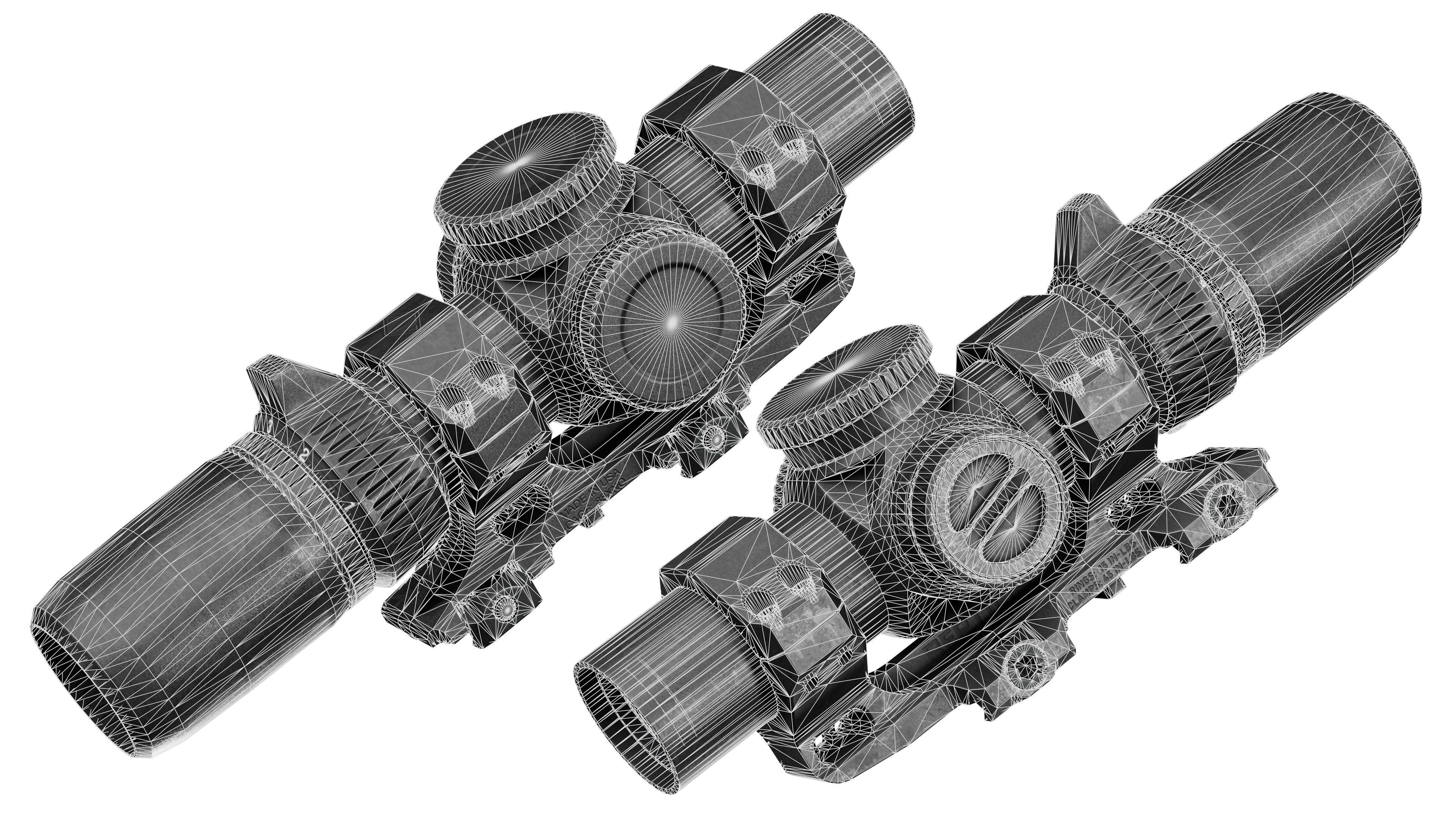 VORTEX 1X10 ELEANOR OPTIC Low-poly 3D model_15