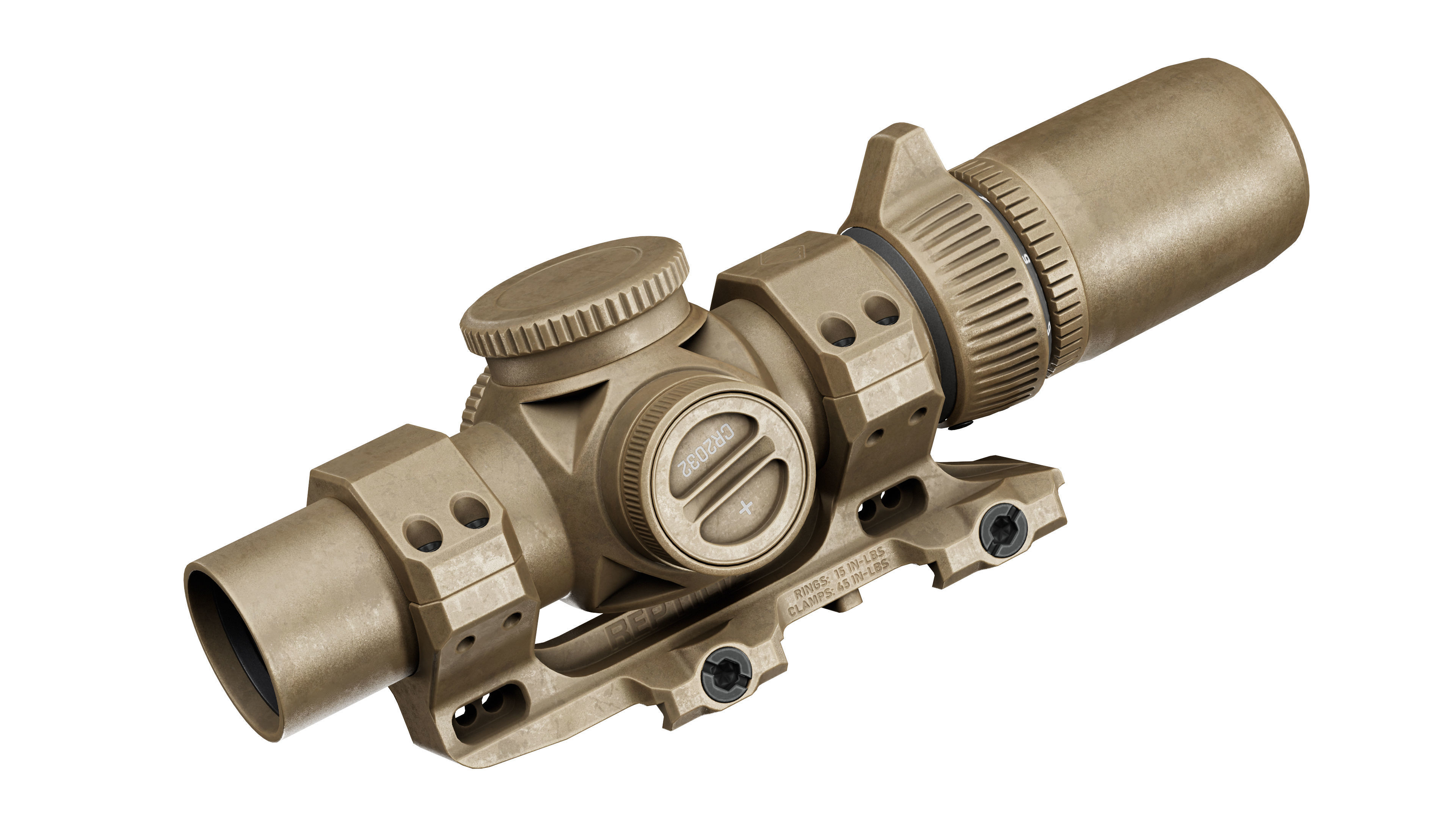 VORTEX 1X10 ELEANOR OPTIC Low-poly 3D model_13