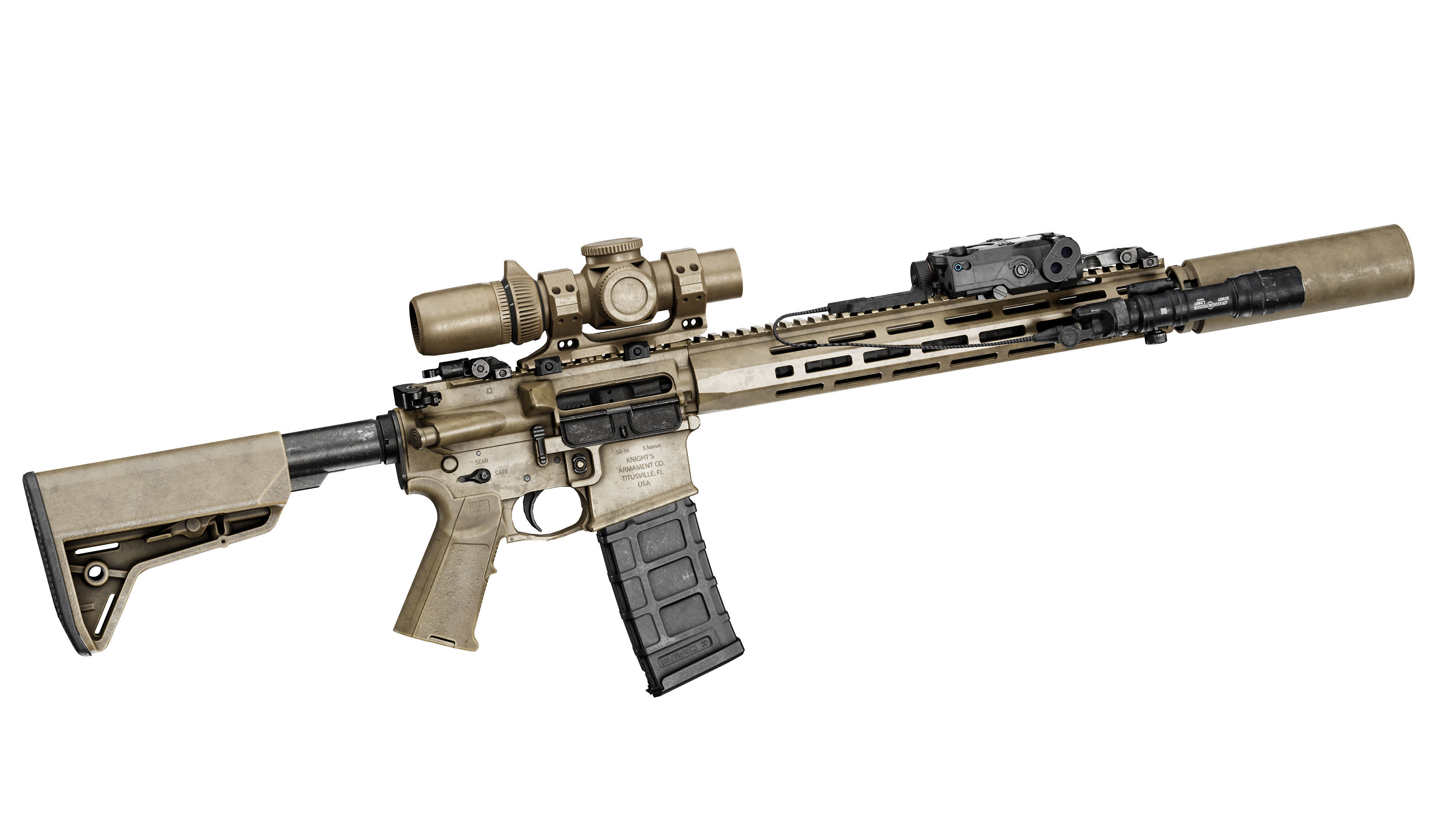 VORTEX 1X10 ELEANOR OPTIC Low-poly 3D model_12