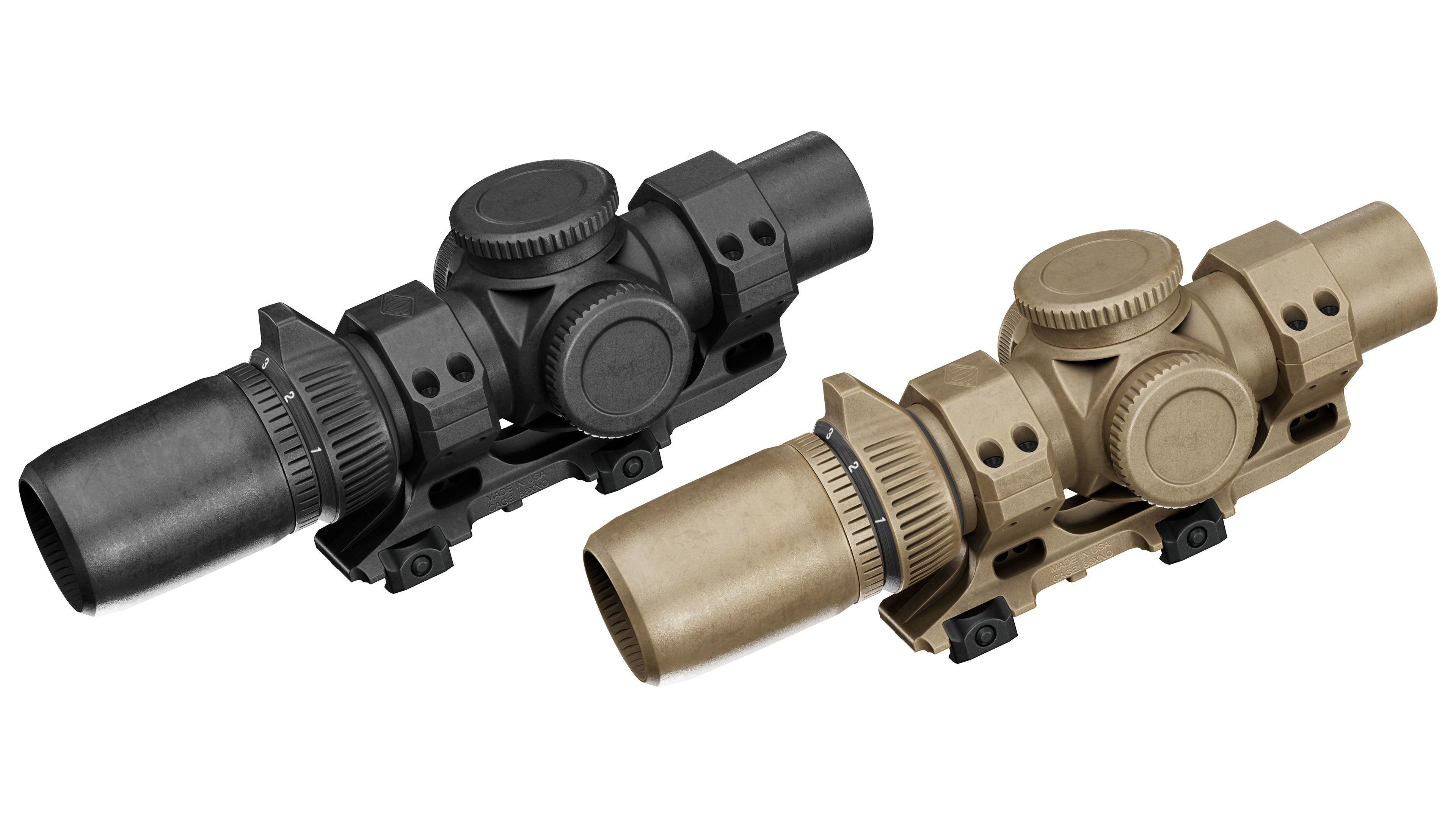 VORTEX 1X10 ELEANOR OPTIC Low-poly 3D model_1