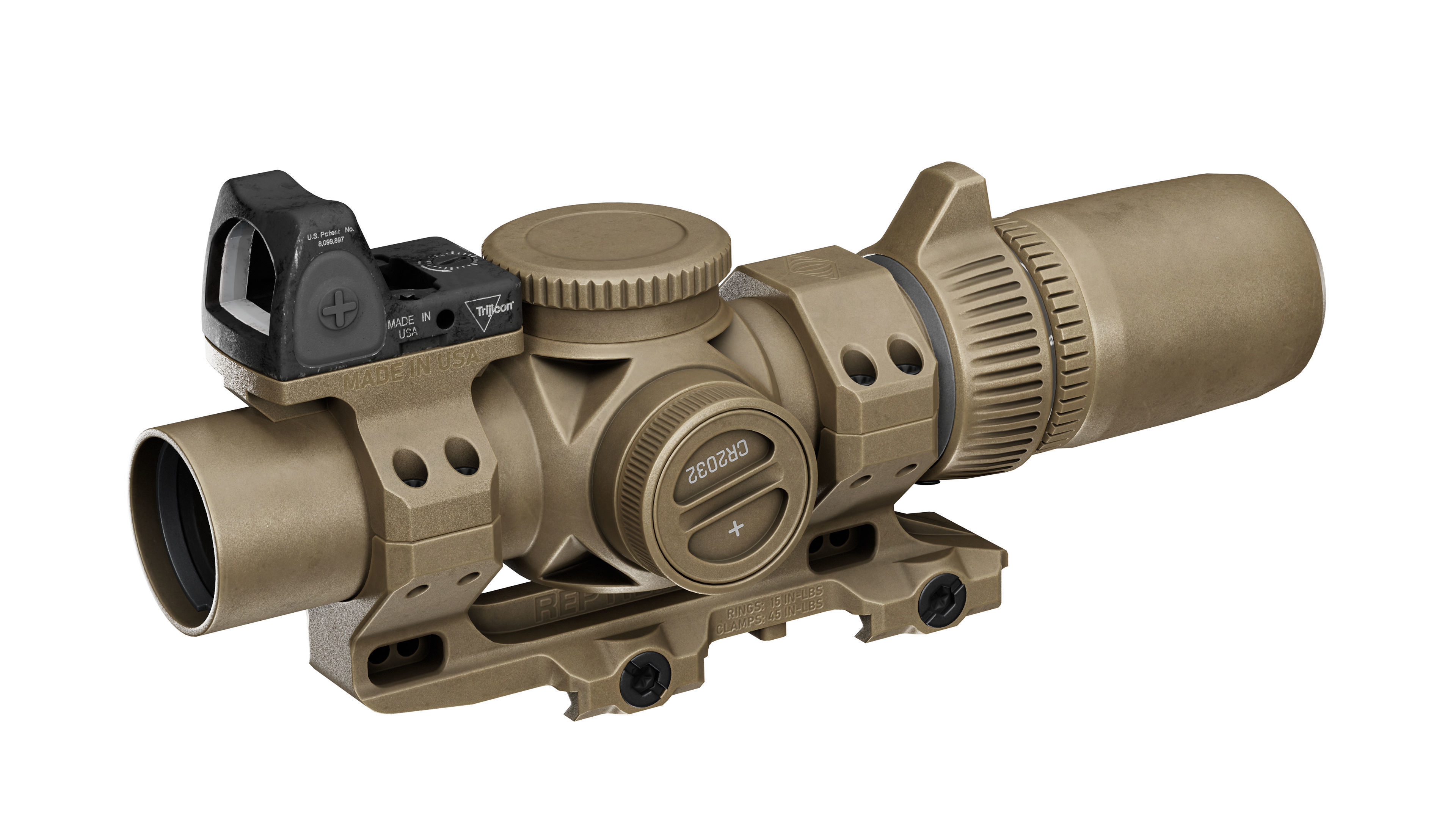 VORTEX 1X10 ELEANOR OPTIC Low-poly 3D model_4