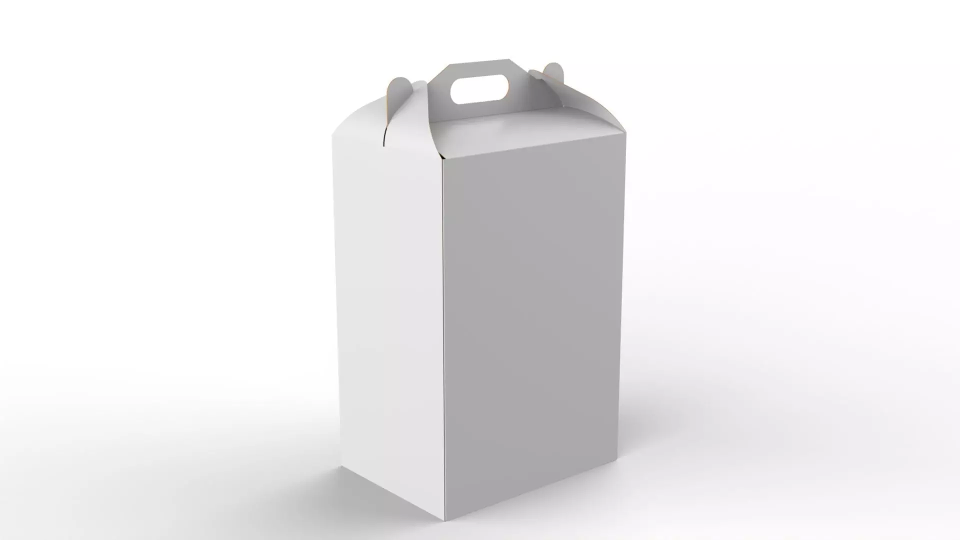 Gable Packaging Box Carrying Handle 400x300x600mm Texture_0