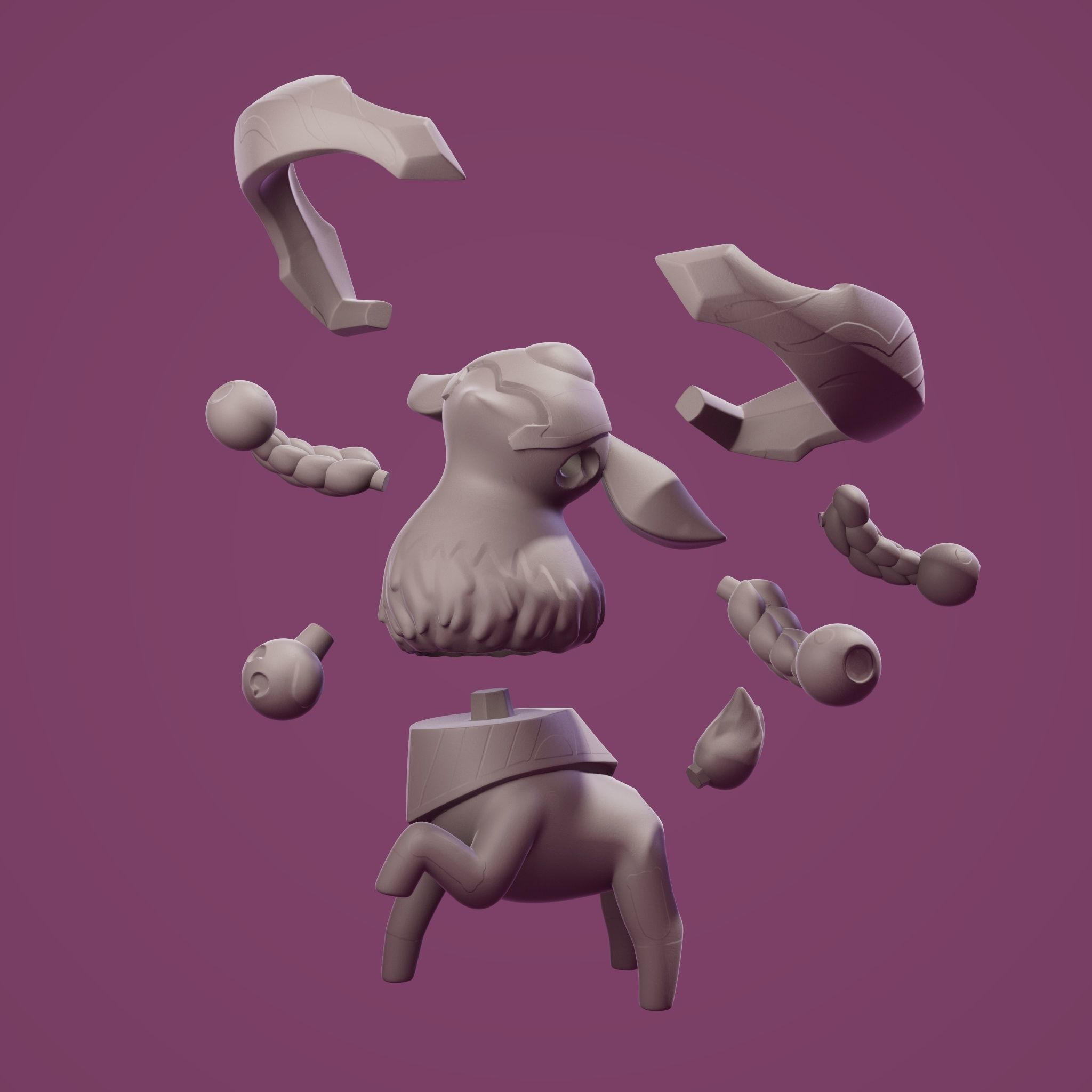 Blood Moon Bellswayer 3D print model_2