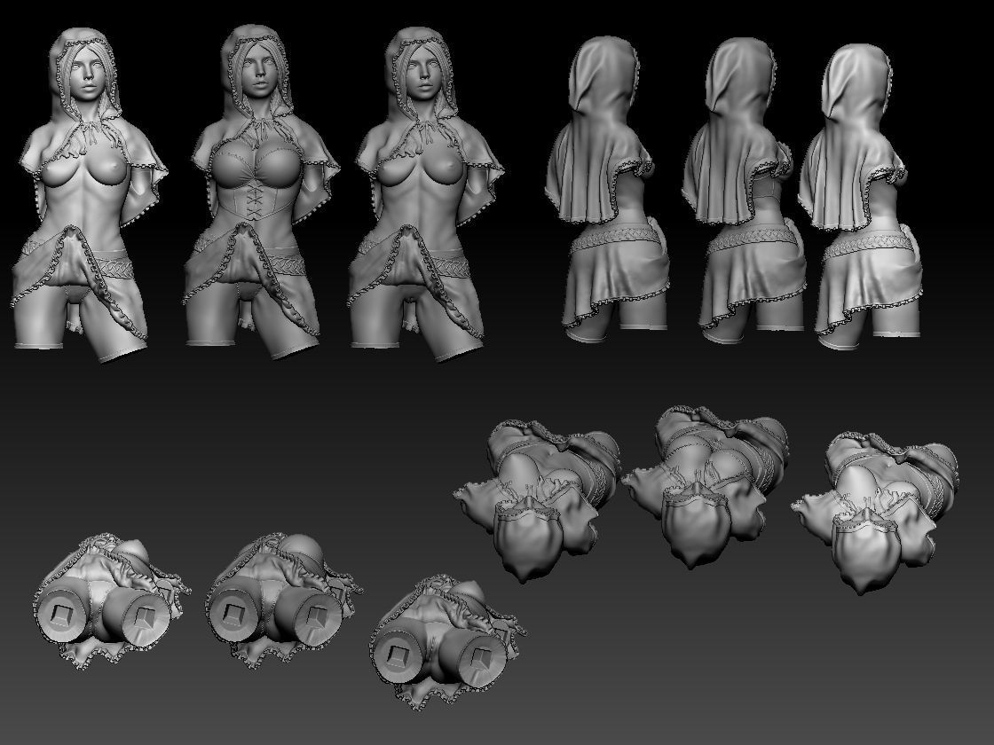 Red Riding Hood 3D print model_5