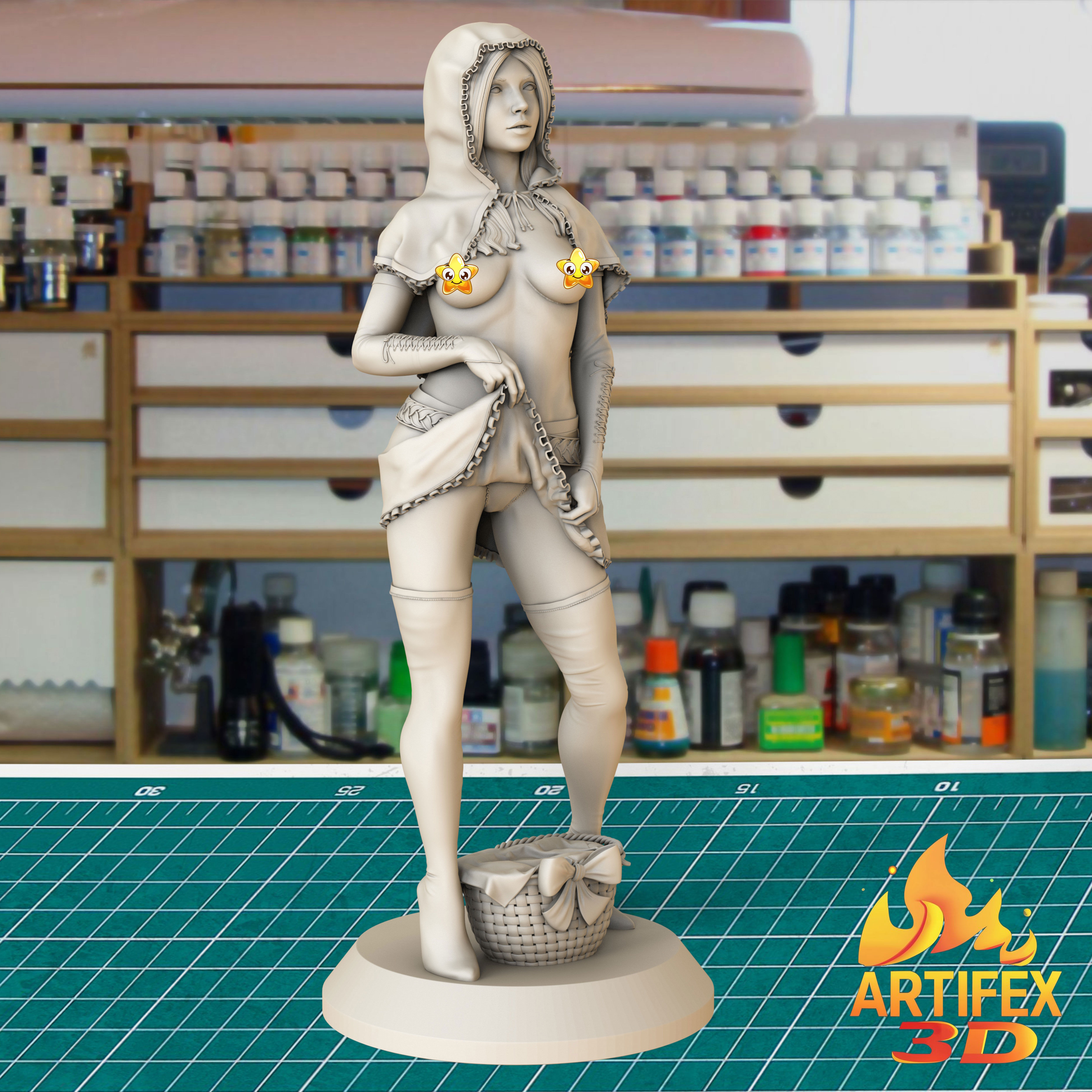 Red Riding Hood 3D print model_9