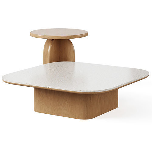 Coffee Table Hejfork and Uolton by Cazarina 3D model