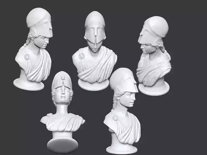 Athena Bust 3D print model