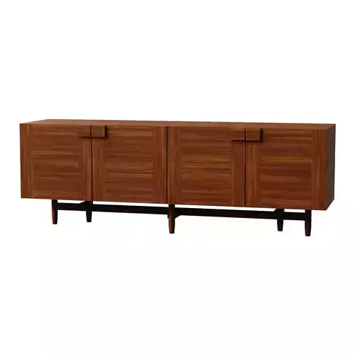 CORONADO WALNUT CREDENZA 3D model