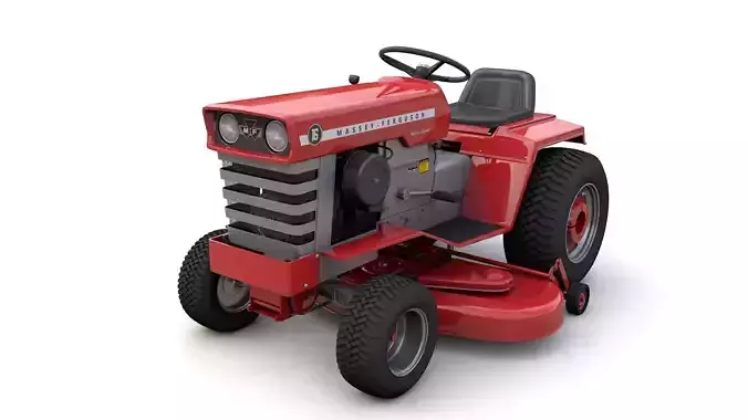 Massey Ferguson 16 lawn Tractor 1975 3D model