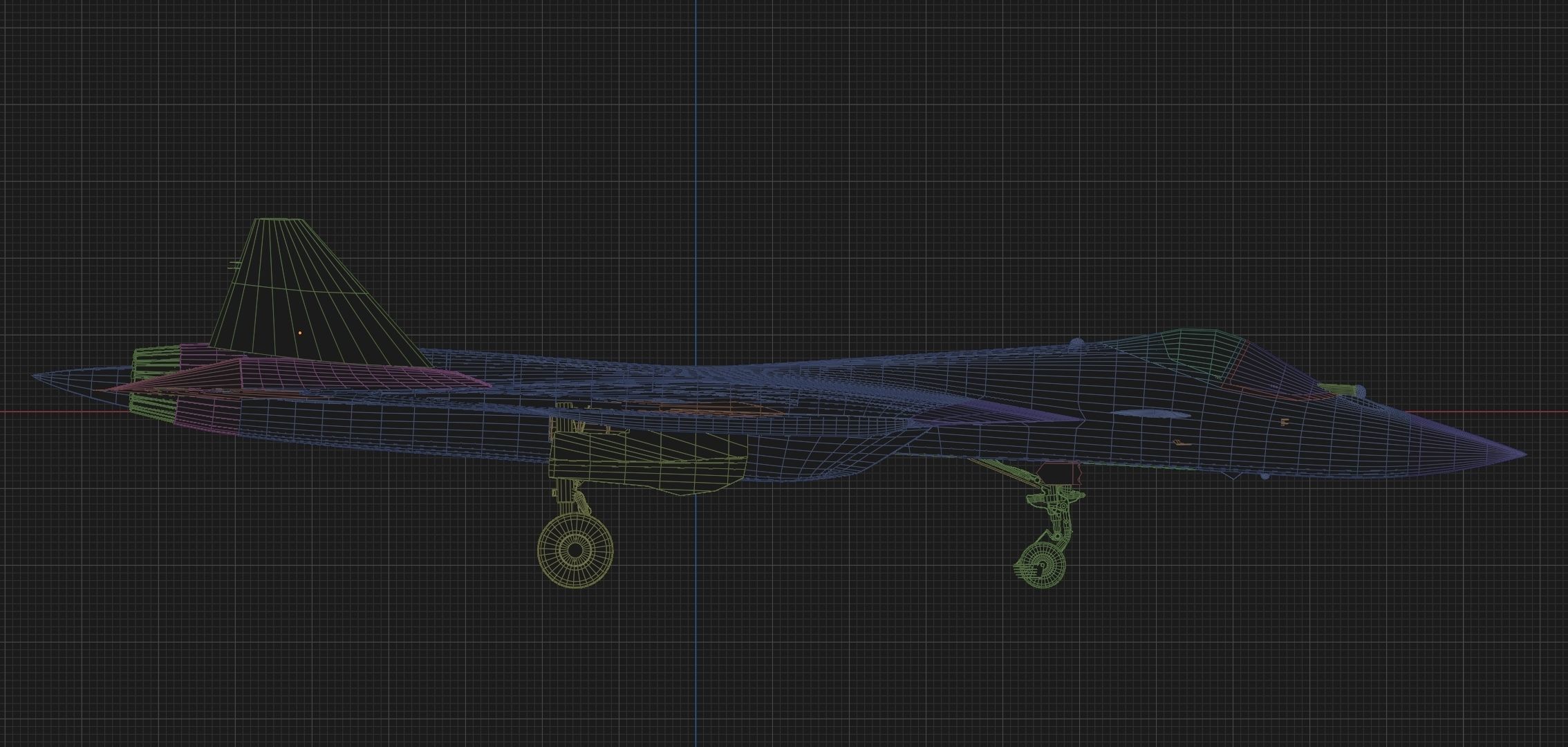 Sukhoi SU-57 5th gen figther jet PAK-FA T50 3D model_9
