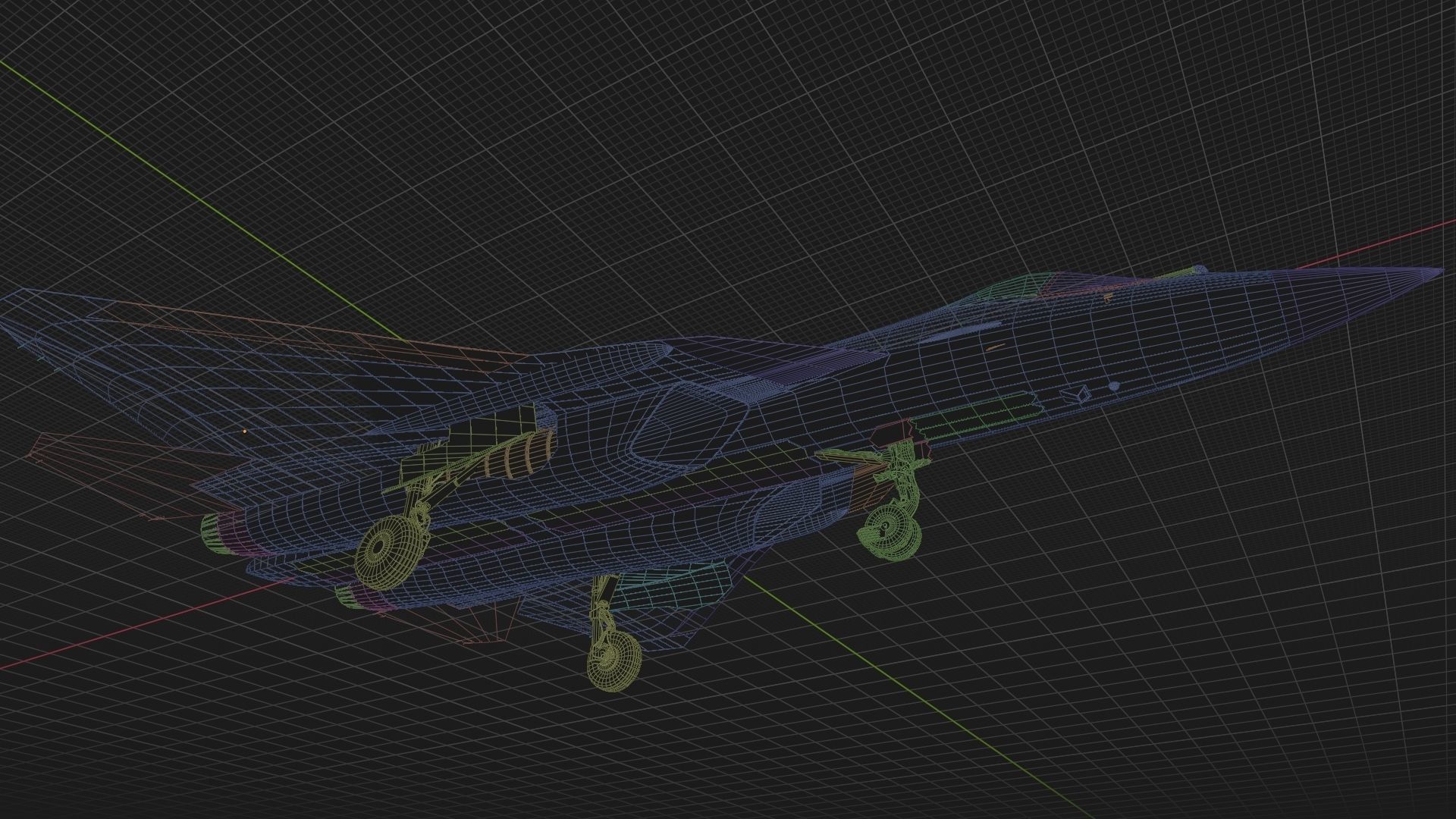 Sukhoi SU-57 5th gen figther jet PAK-FA T50 3D model_15
