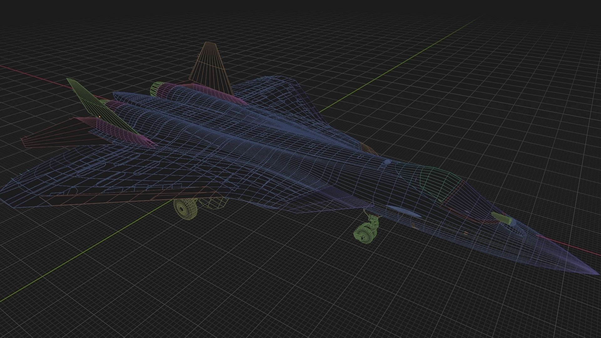 Sukhoi SU-57 5th gen figther jet PAK-FA T50 3D model_12