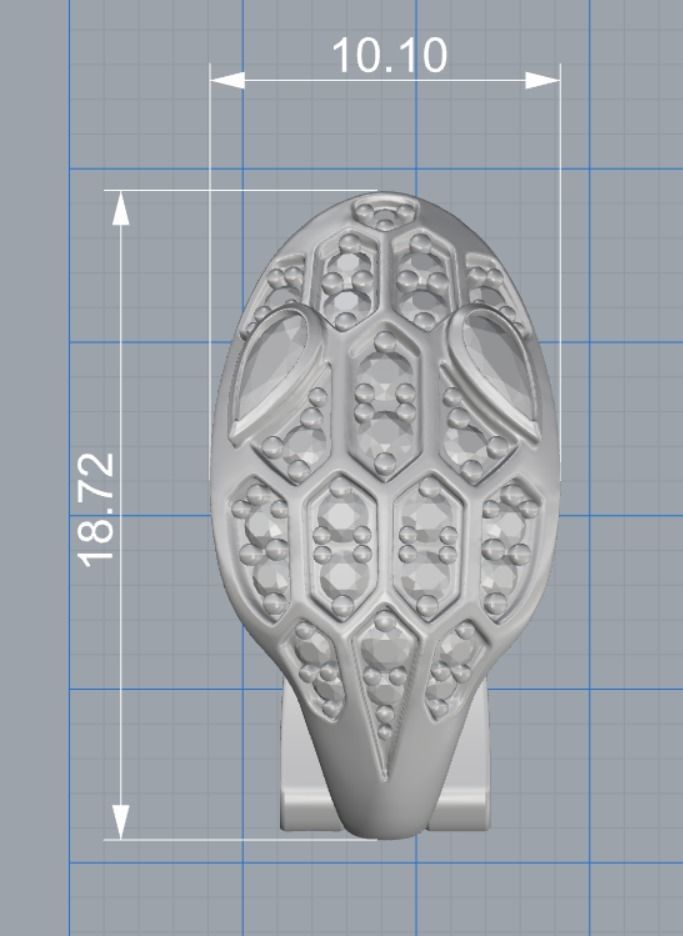 Bvlgari Ring 3D print model_1