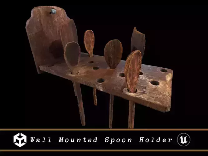 Wall Mounted Spoon Holder