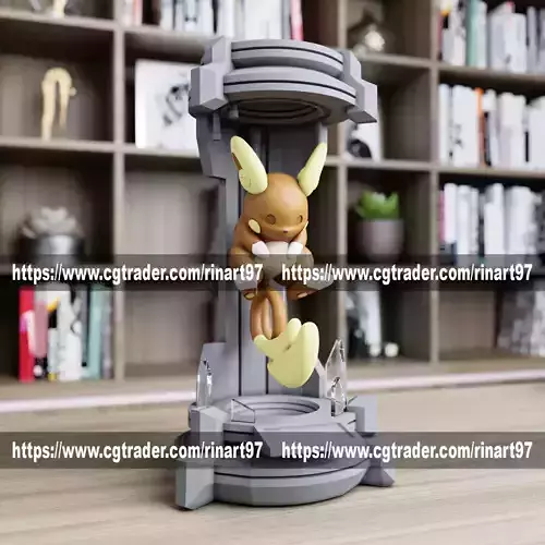 Raichu Alola in the lab from pokemon 3D print model