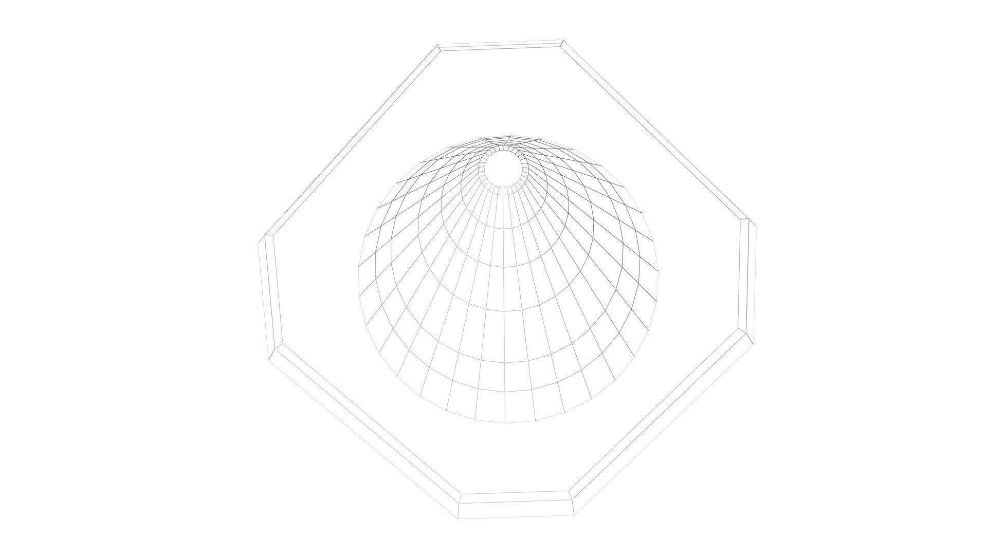 Traffic Cone 3D model_18