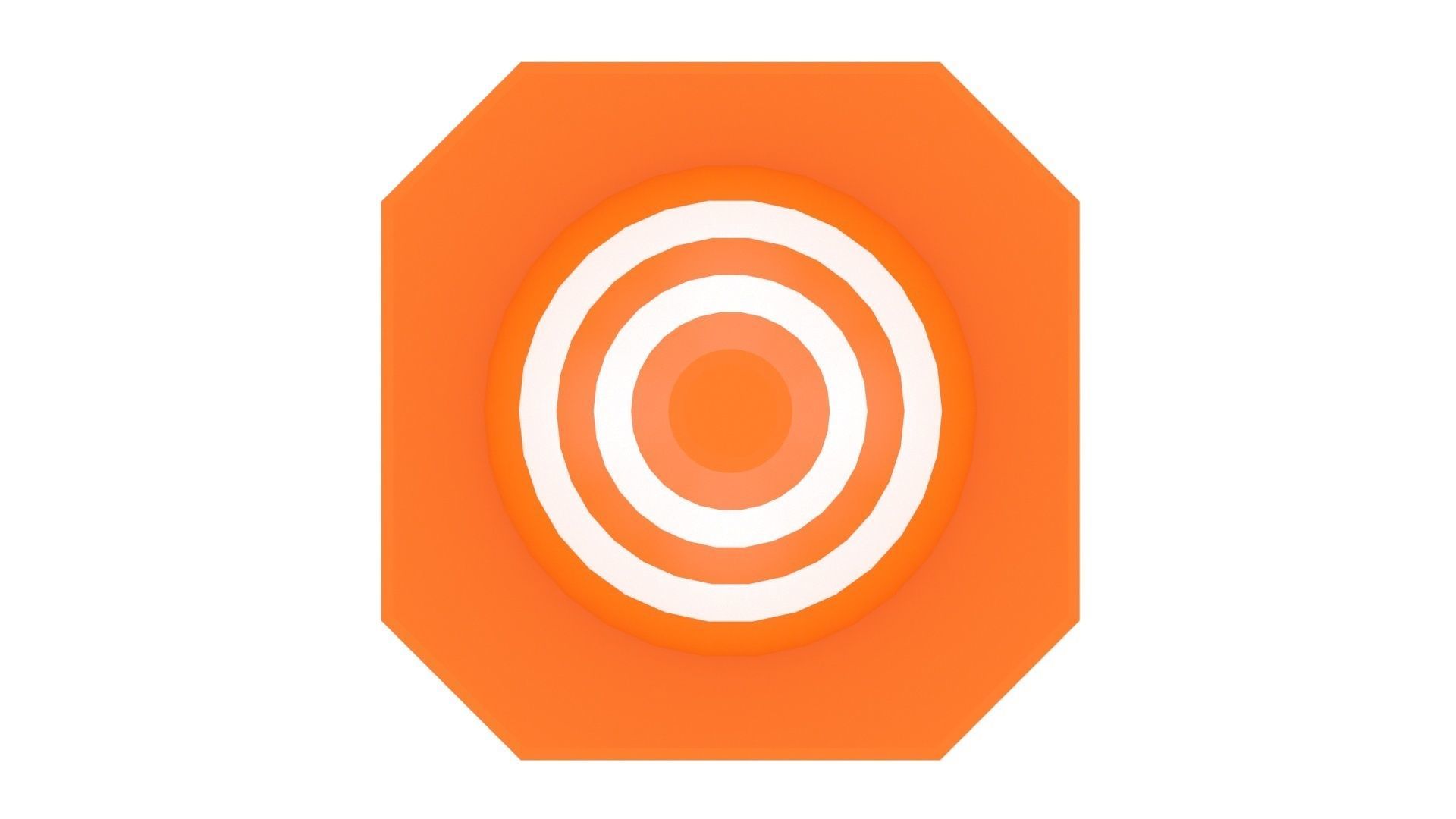 Traffic Cone 3D model_10