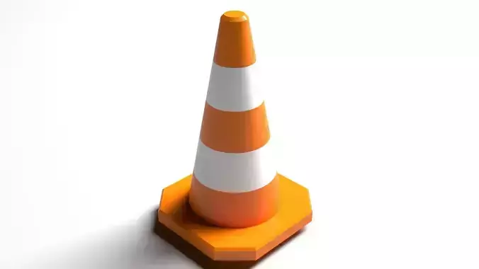 Traffic Cone 3D model