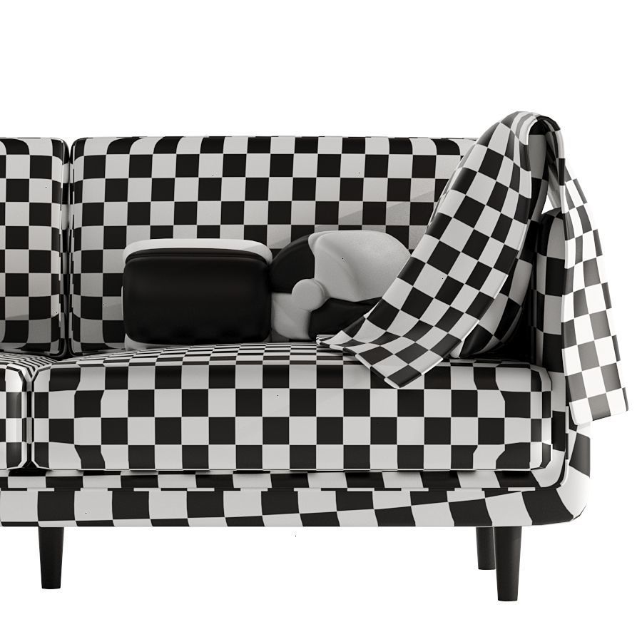 Lisbon Sofa by Homa 3D model_5