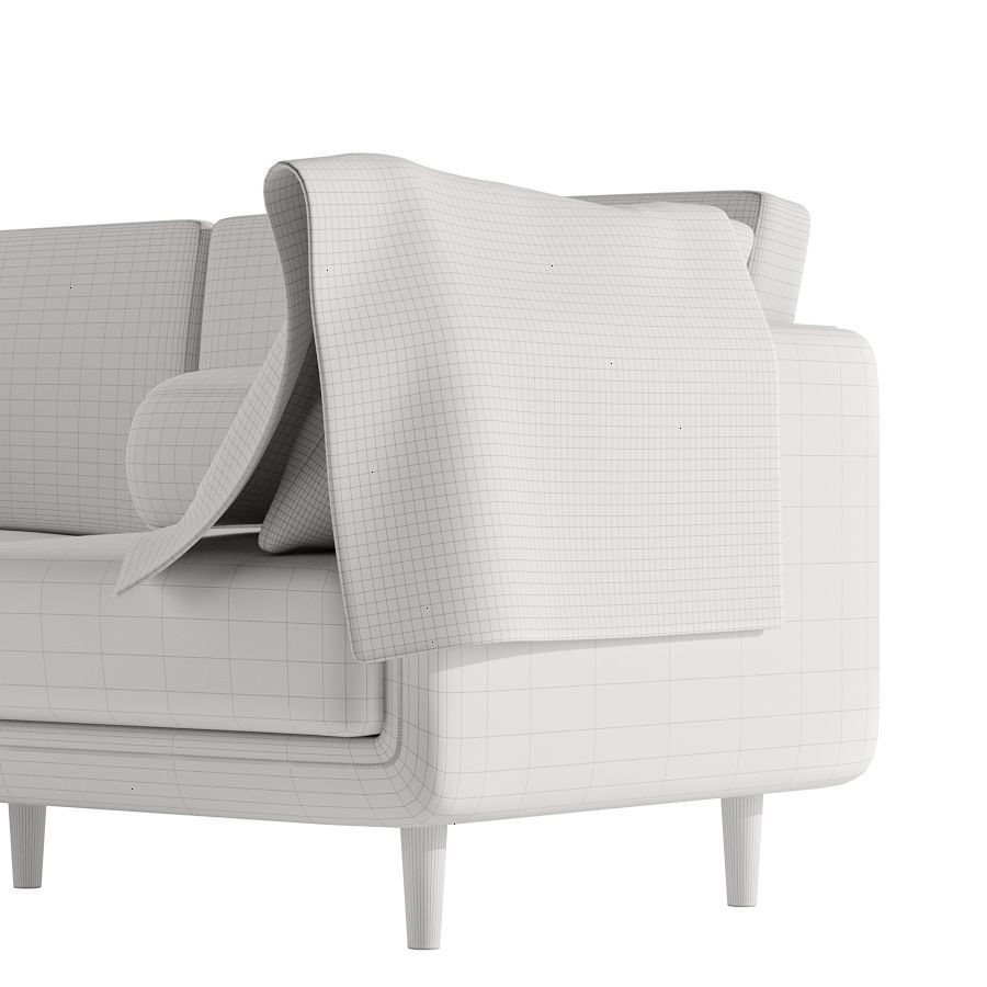 Lisbon Sofa by Homa 3D model_10