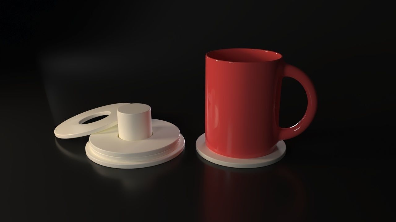 Round Coasters 3D print model_2