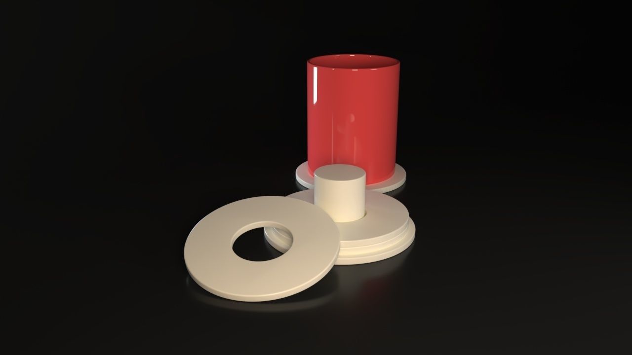 Round Coasters 3D print model_3