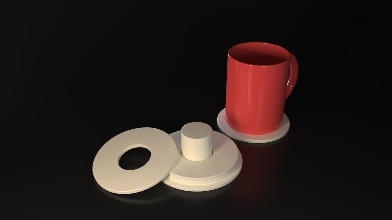 Round Coasters 3D print model_1
