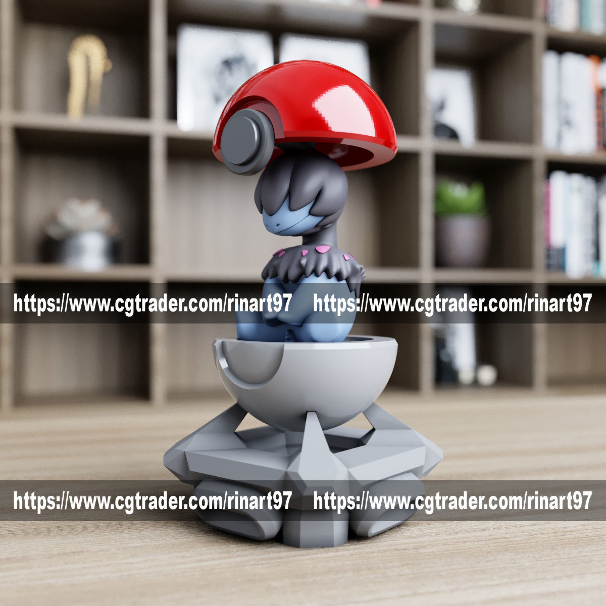 Deino in the pokeball from Pokemon 3D print model_6