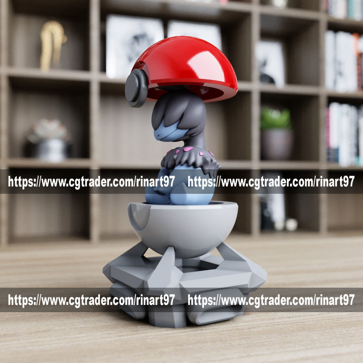Deino in the pokeball from Pokemon 3D print model_7