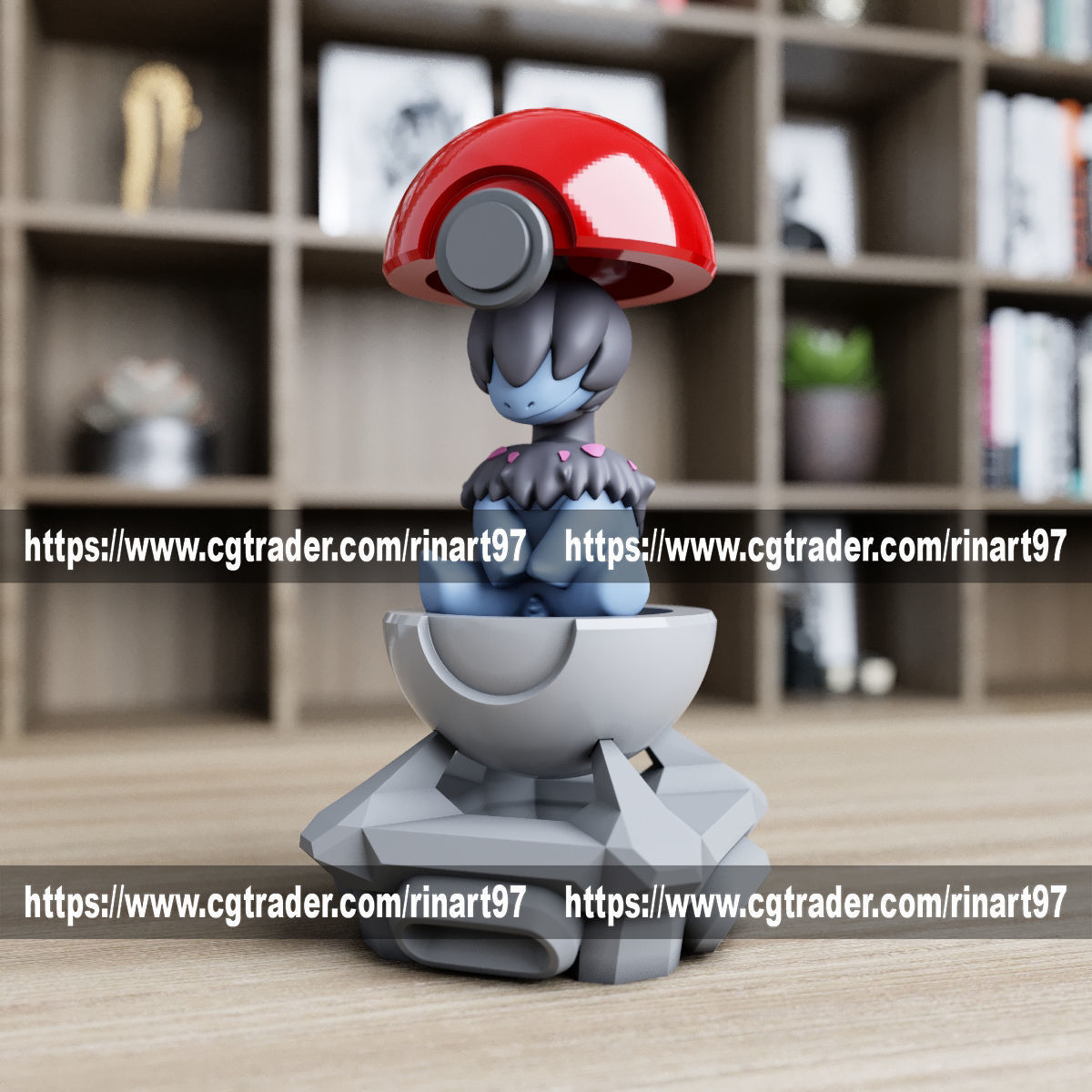 Deino in the pokeball from Pokemon 3D print model_5