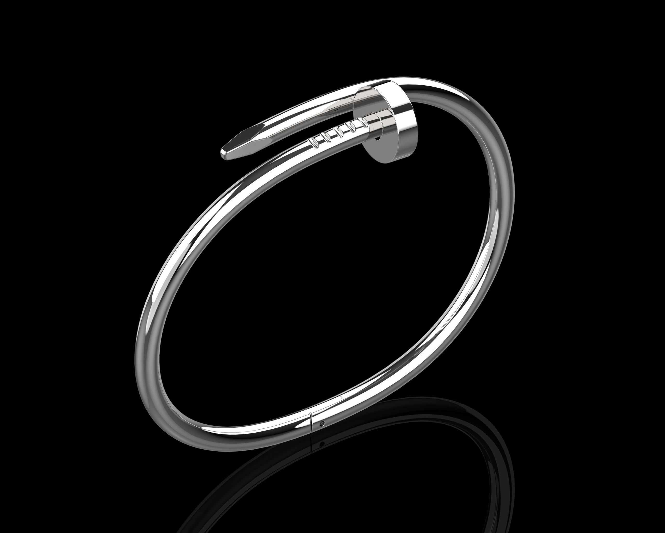 Juste un clou Bracelet 18 Size N112 3D print model_11