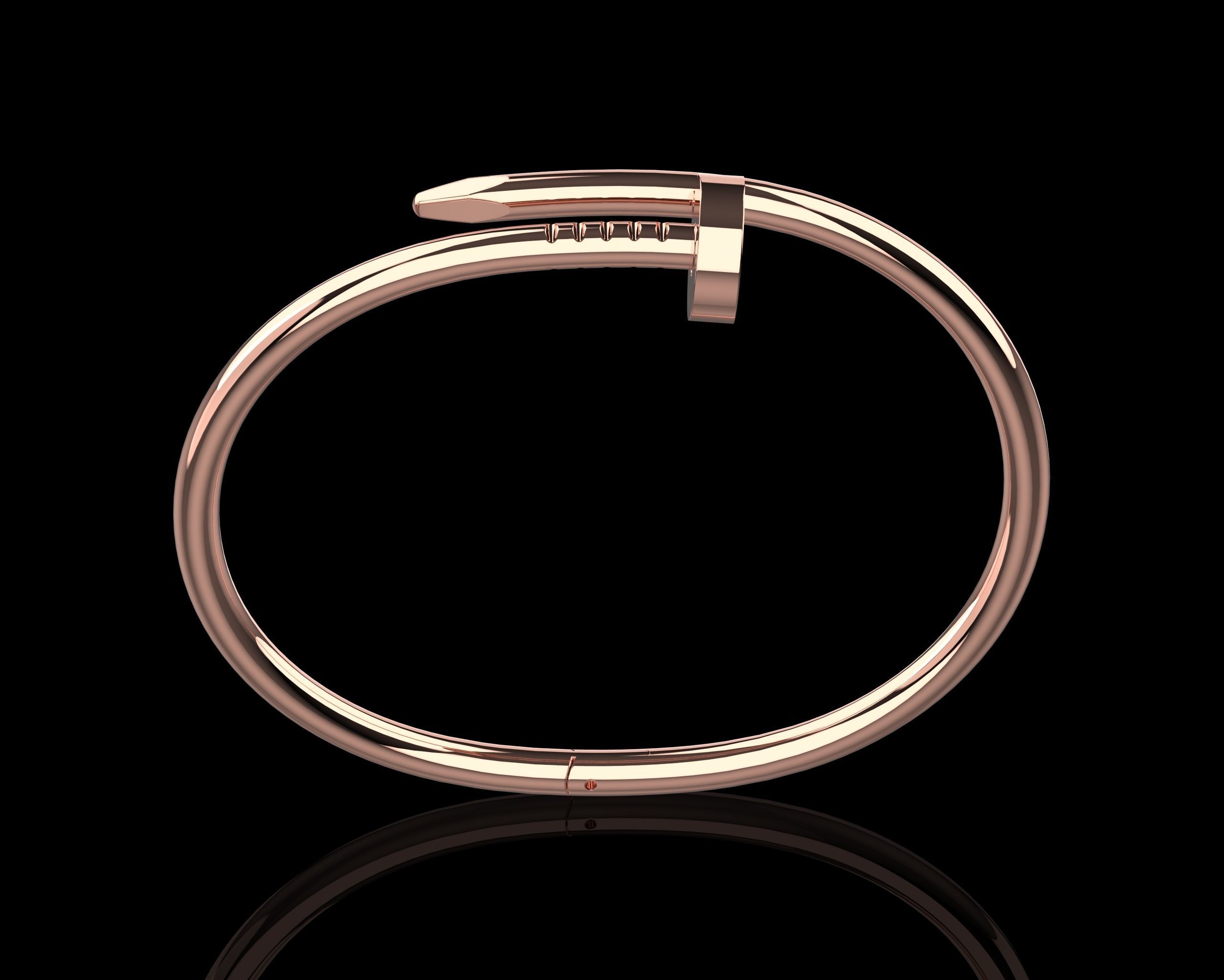 Juste un clou Bracelet 18 Size N112 3D print model_17