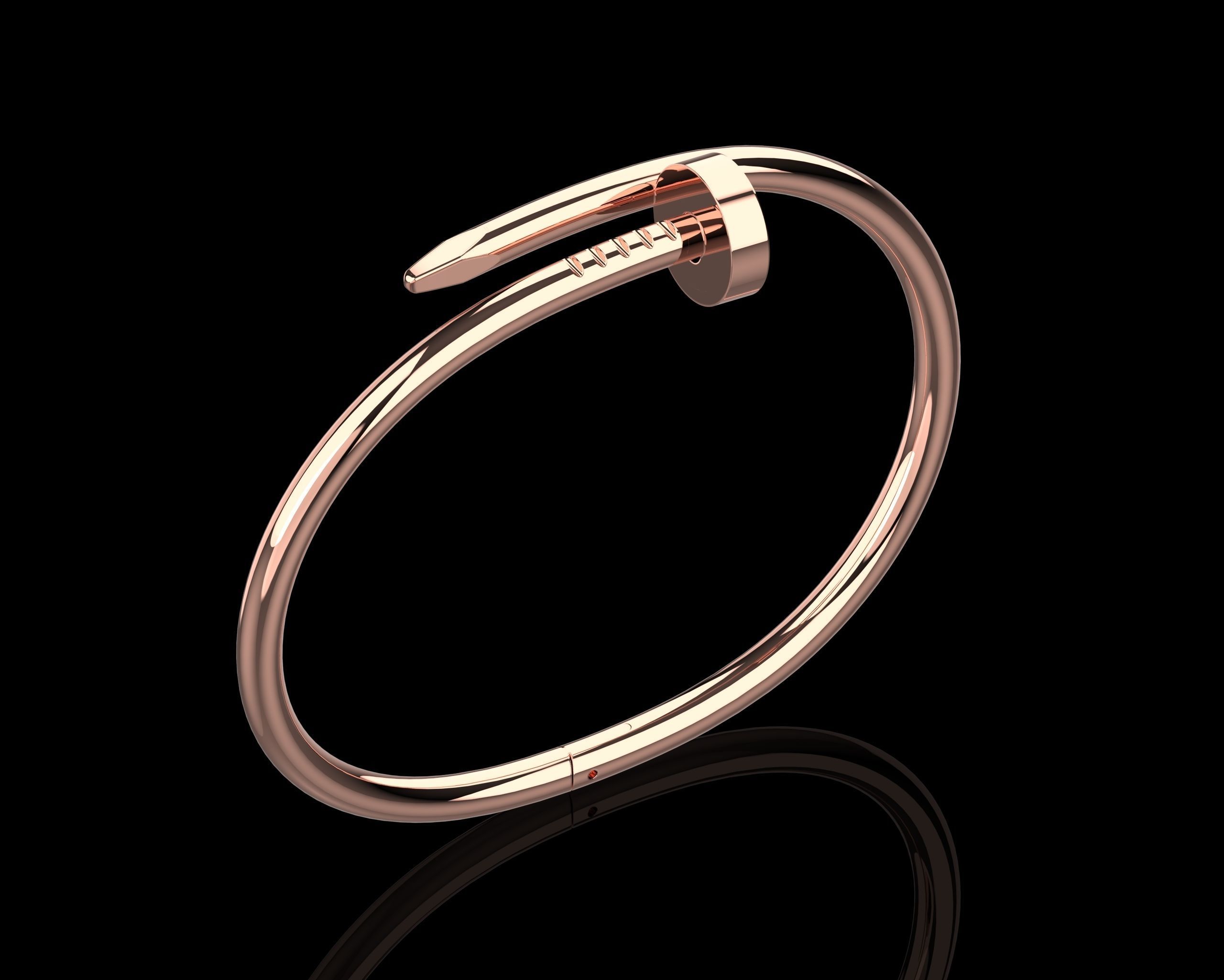 Juste un clou Bracelet 18 Size N112 3D print model_16