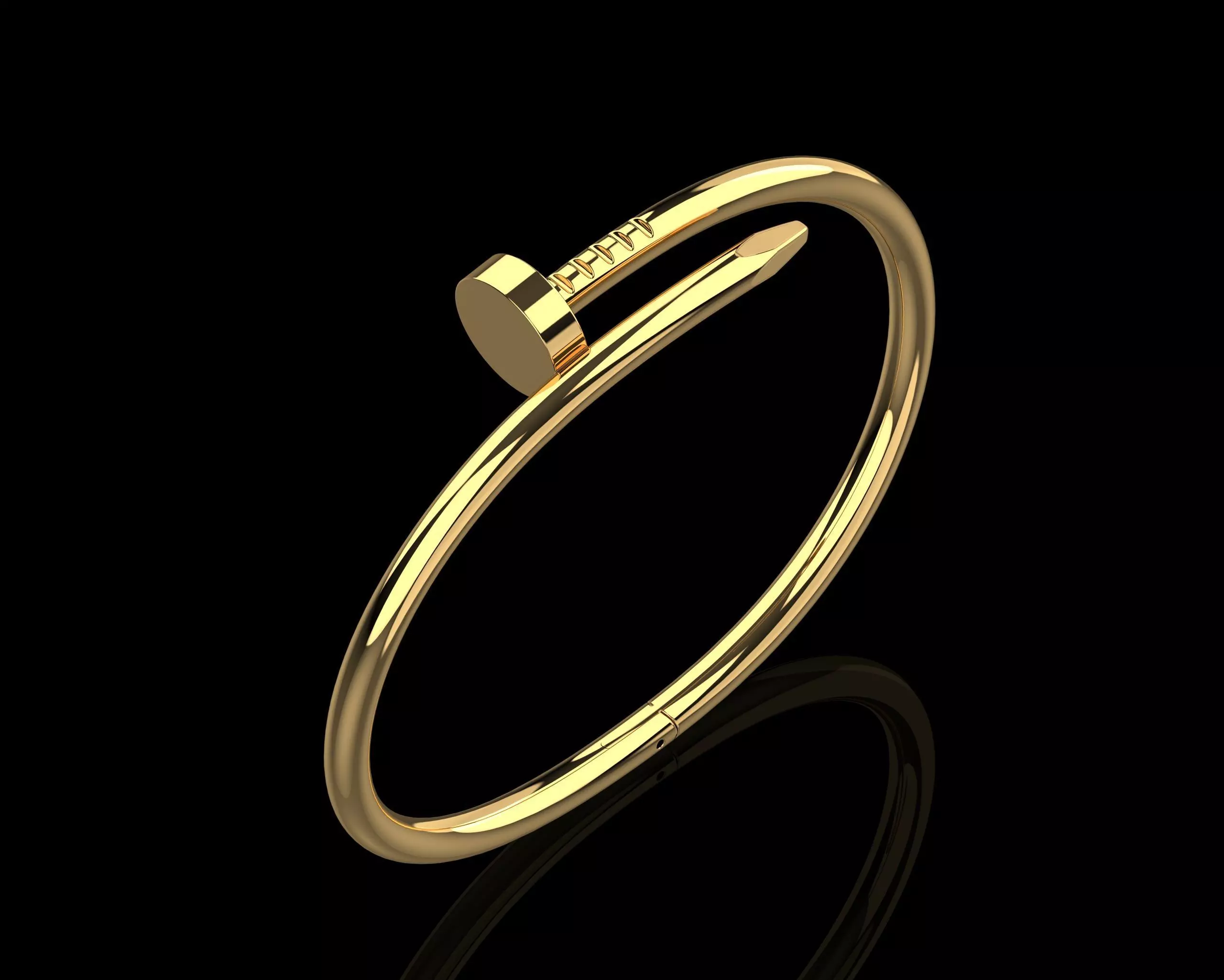 Juste un clou Bracelet 18 Size N112 3D print model_0