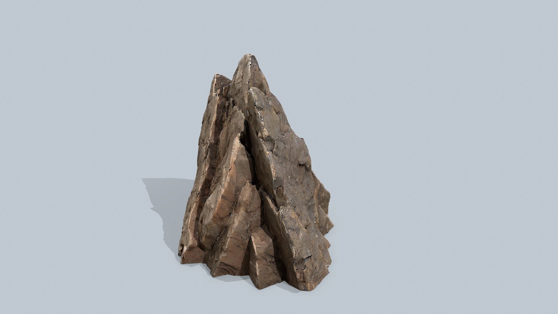 desert rocks Low-poly 3D model_5