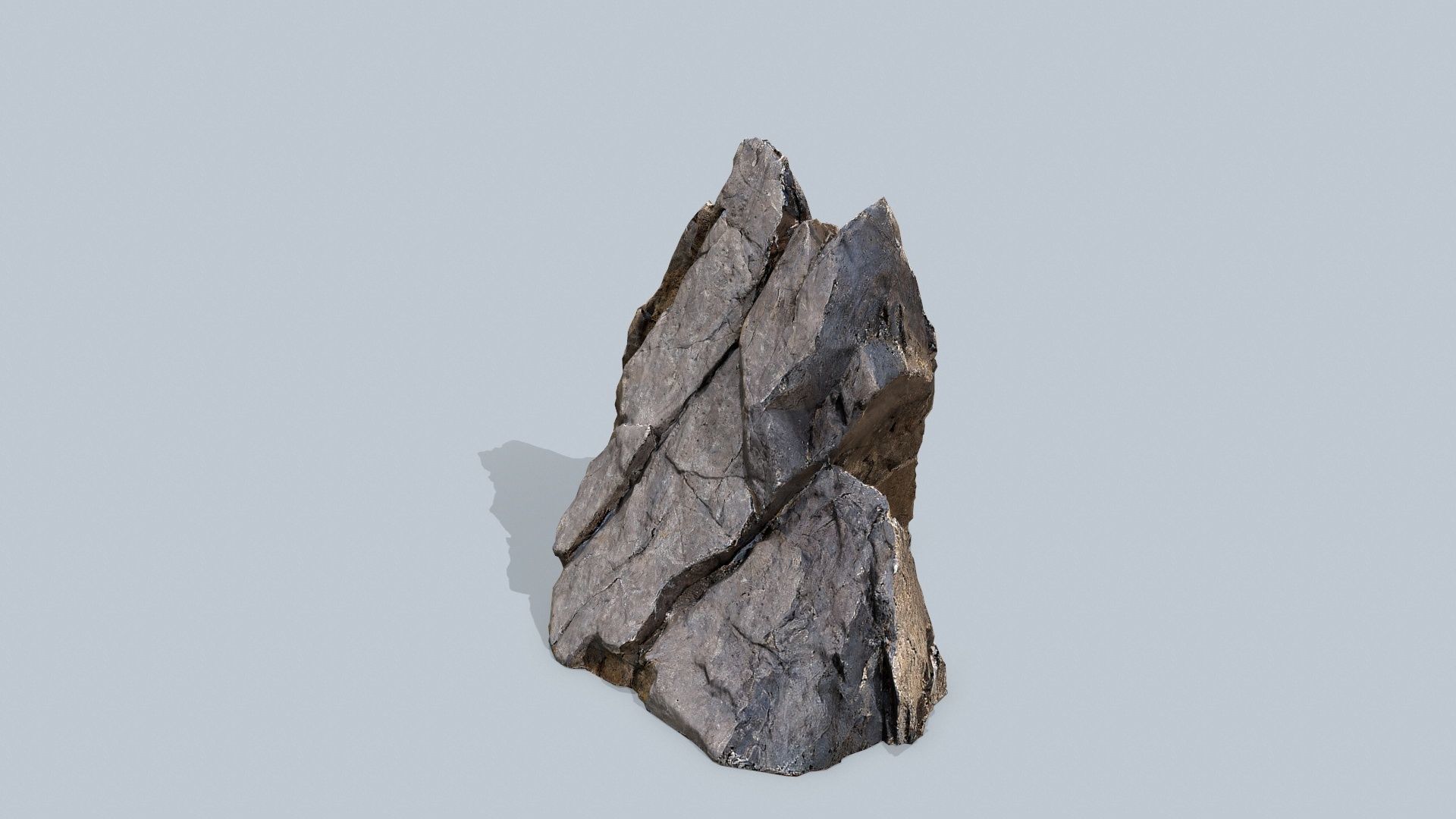 desert rocks Low-poly 3D model_9