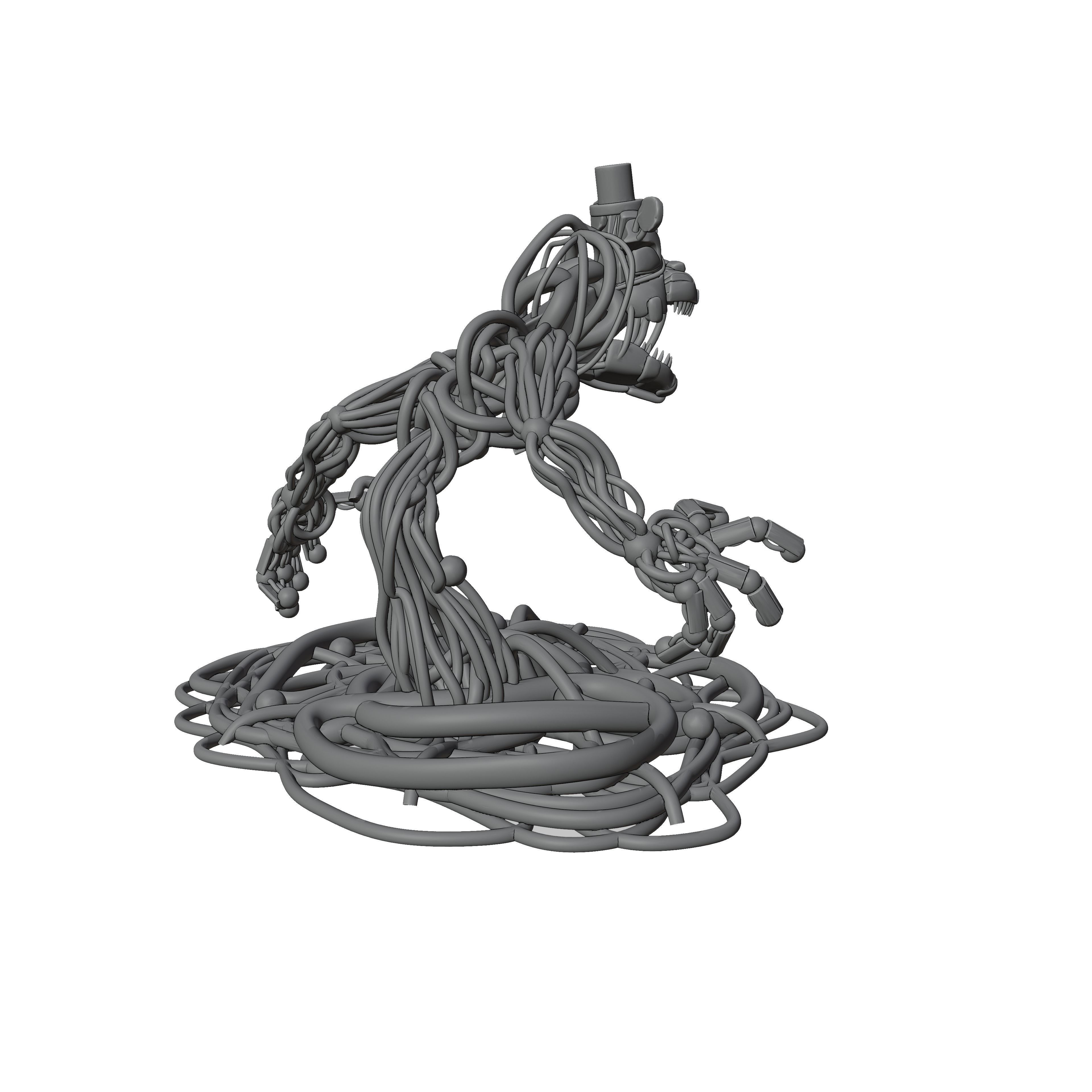 Molten Freddy 3D print model_3
