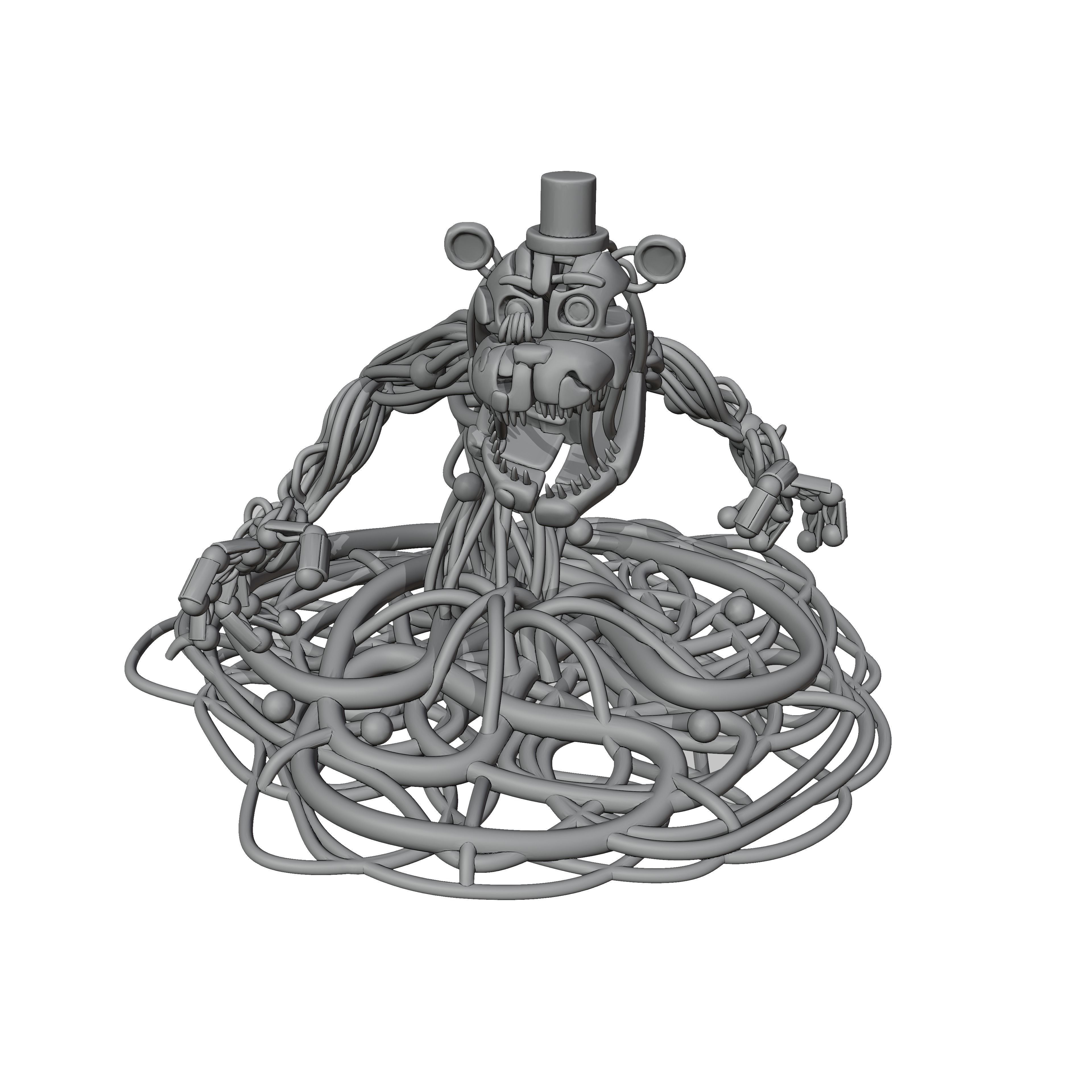Molten Freddy 3D print model_4
