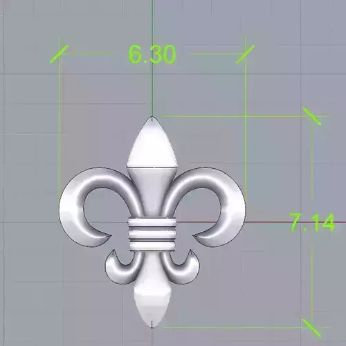 Fleur-de-lis ornament