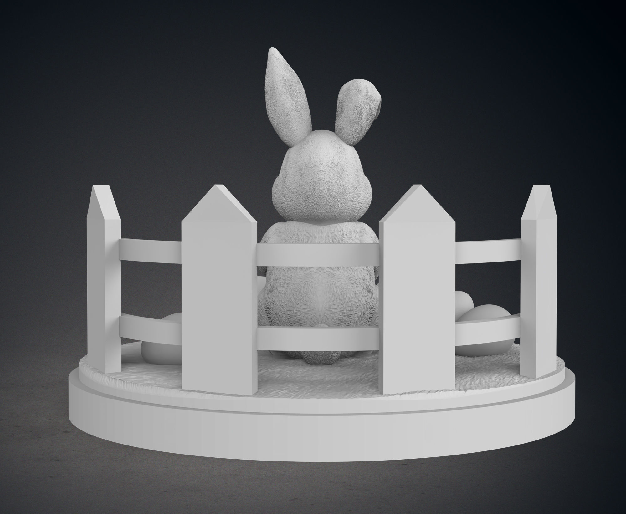 Easter Bunny 3D print model_5