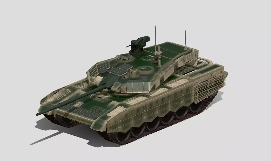 T-90M Model 2017 Proryv-3 Free 3D model_0