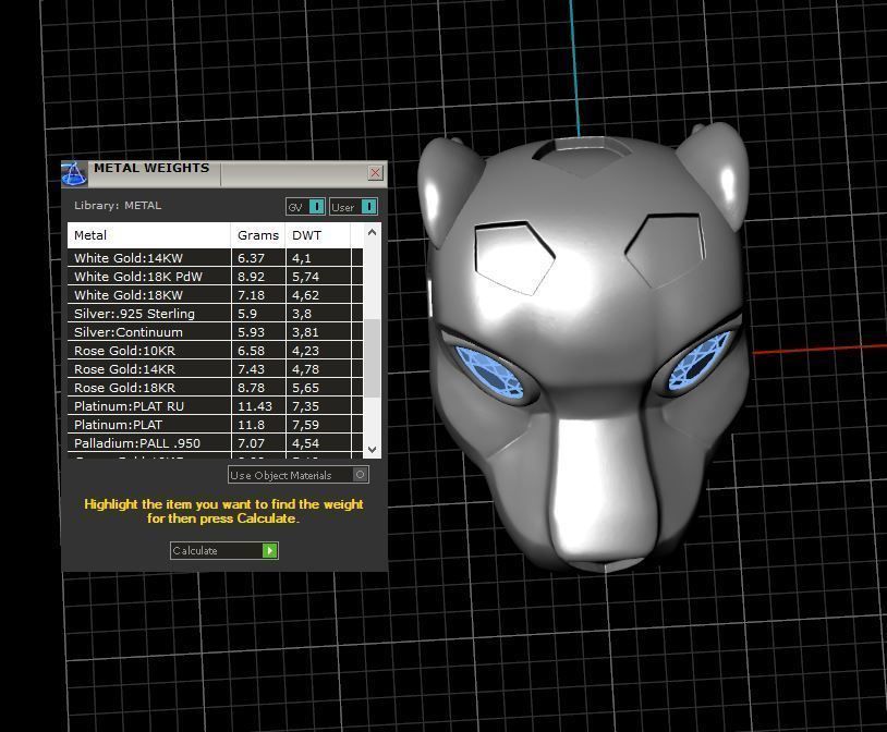 Panthere crtyer 3d printable model  3D print model_9