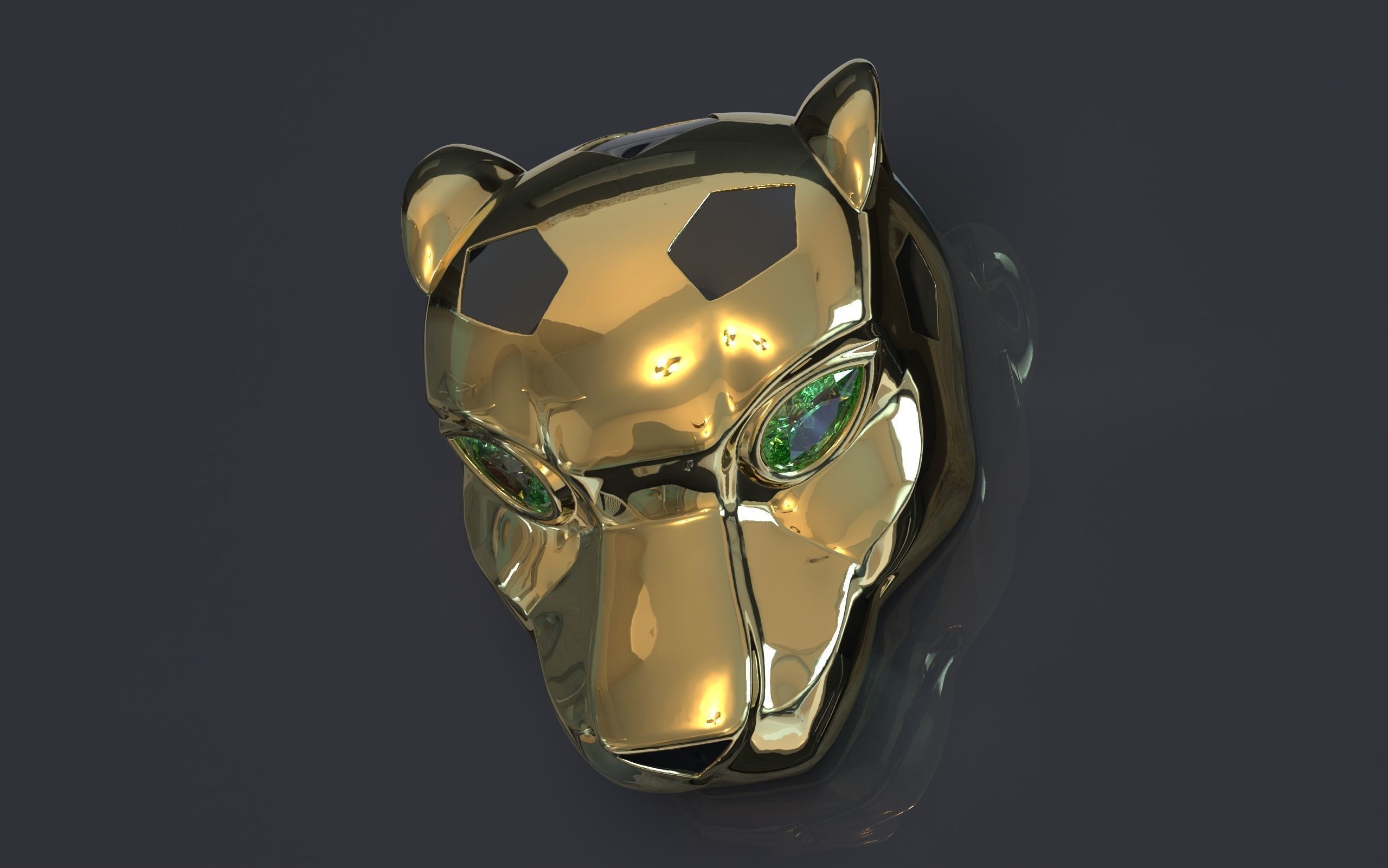 Panthere crtyer 3d printable model  3D print model_3