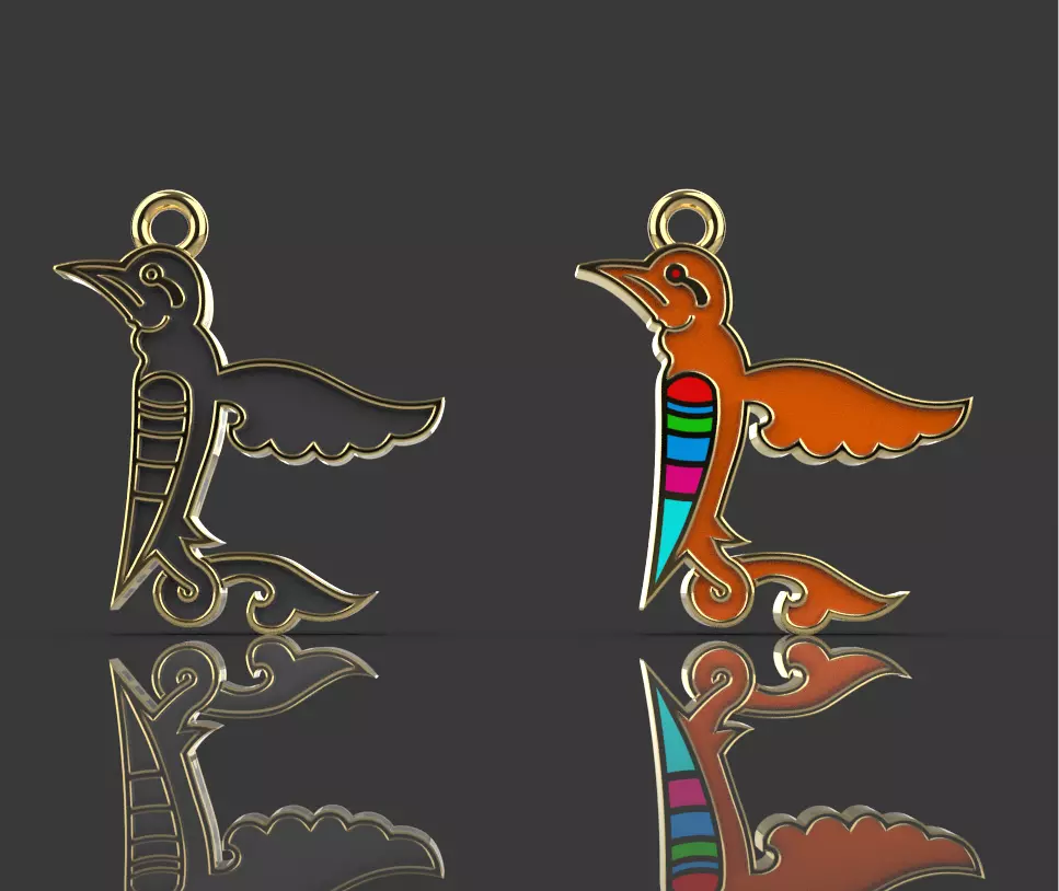 Armenian letters 3D print model_0