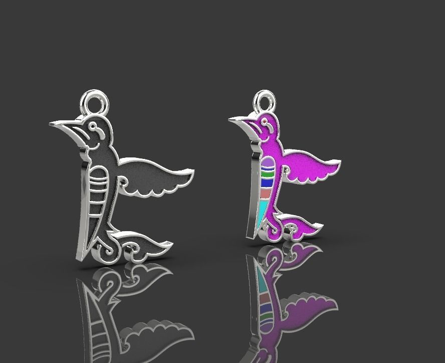 Armenian letters 3D print model_3